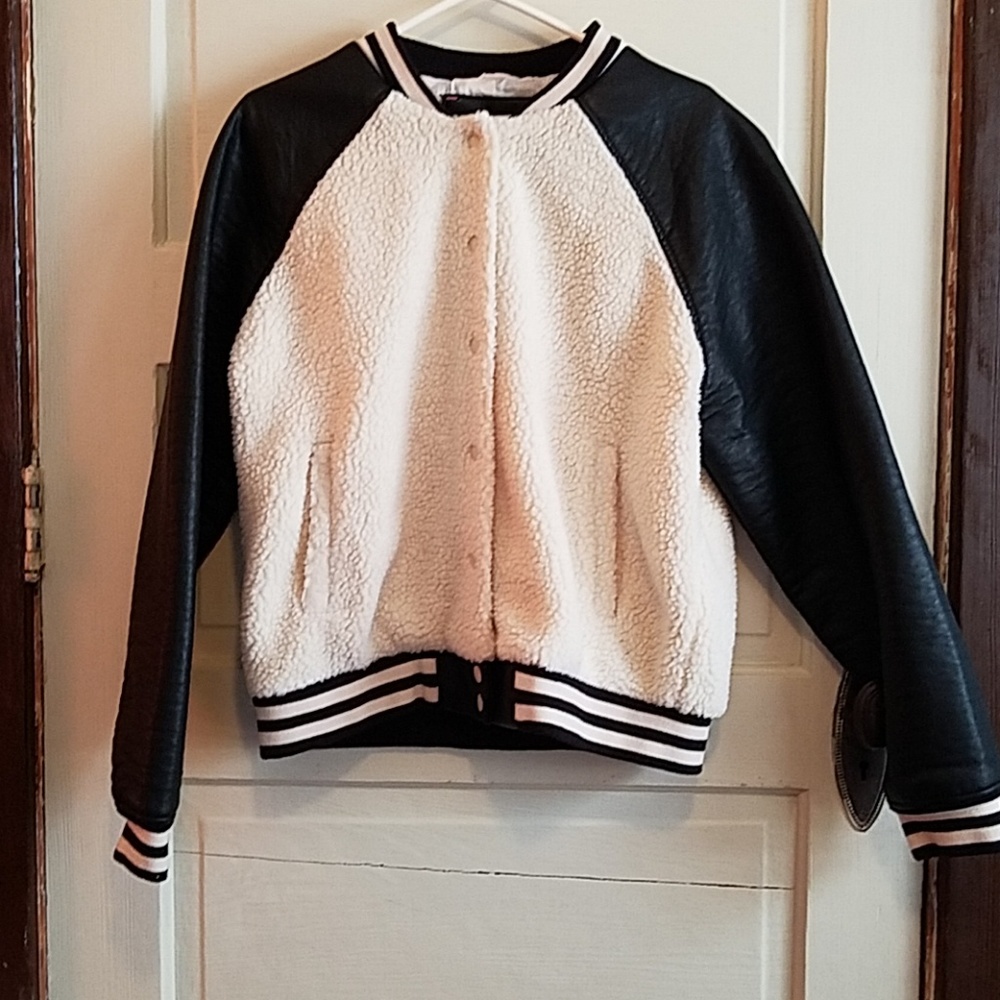 Black and white jacket